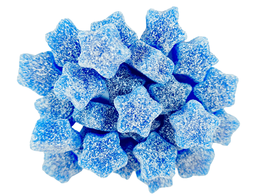 Fizzy Blue Stars Vegan