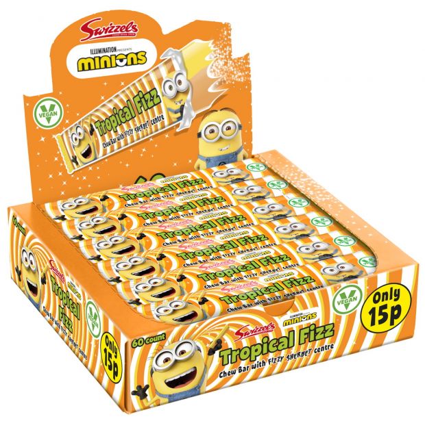 Swizzels Minions Tropical Fizz Chew Bar