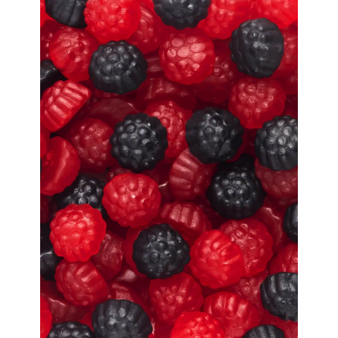 Giant Black & Red Raspberries